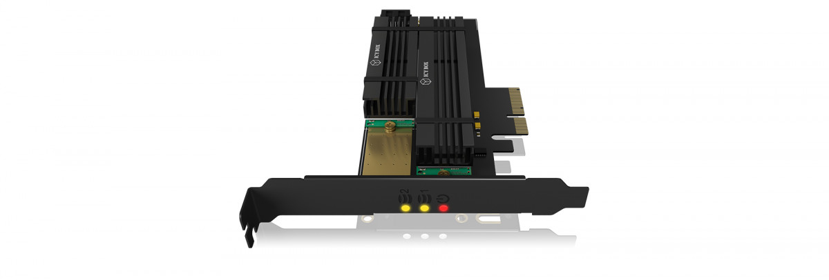 IcyBox PCIe extension card with M.2 M-Key socket for one M.2 NVMe SSD PC