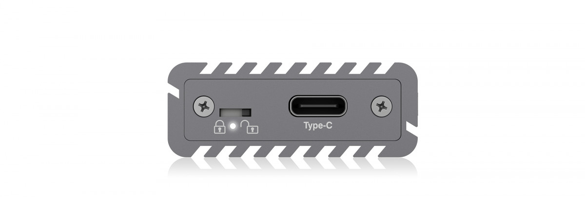 Raidsonic IB-1816M-C31 M.2 NGFF USB3.1 C Gen 2 külső ház szürke PC