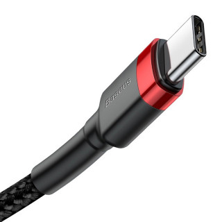 Baseus Cafule USB Type-C - USB Type-C QC3.0 cable 1m Black/Red Mobil