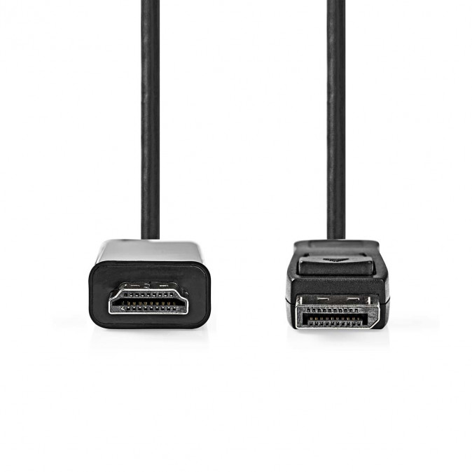 KOLINK kábel Display Port (Male) - HDMI (M) monitor kábel, 2m PC
