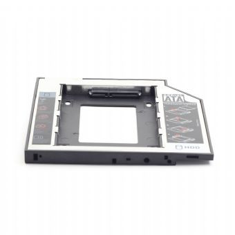 Gembird SSD/HDD beépítő keret SATA -> SATA (Notebook ODD helyére, 9.5mm) PC