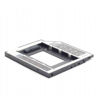 Gembird SSD/HDD beépítő keret SATA -> SATA (Notebook ODD helyére, 9.5mm) PC