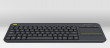 Logitech K400 Plus Touch (HU, Vez.nélküli) - Fekete thumbnail