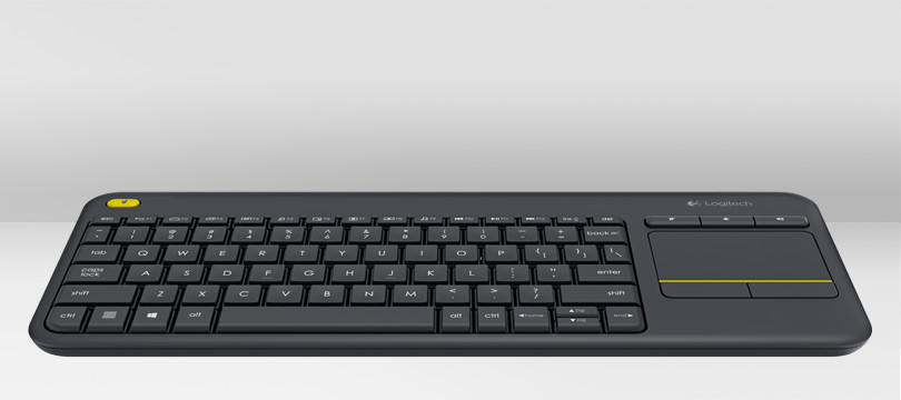 Logitech K400 Plus Touch (HU, Vez.nélküli) - Fekete PC