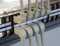 DeLock RJ45 Cat.5e SFTP angled / straight 0.5m cable thumbnail