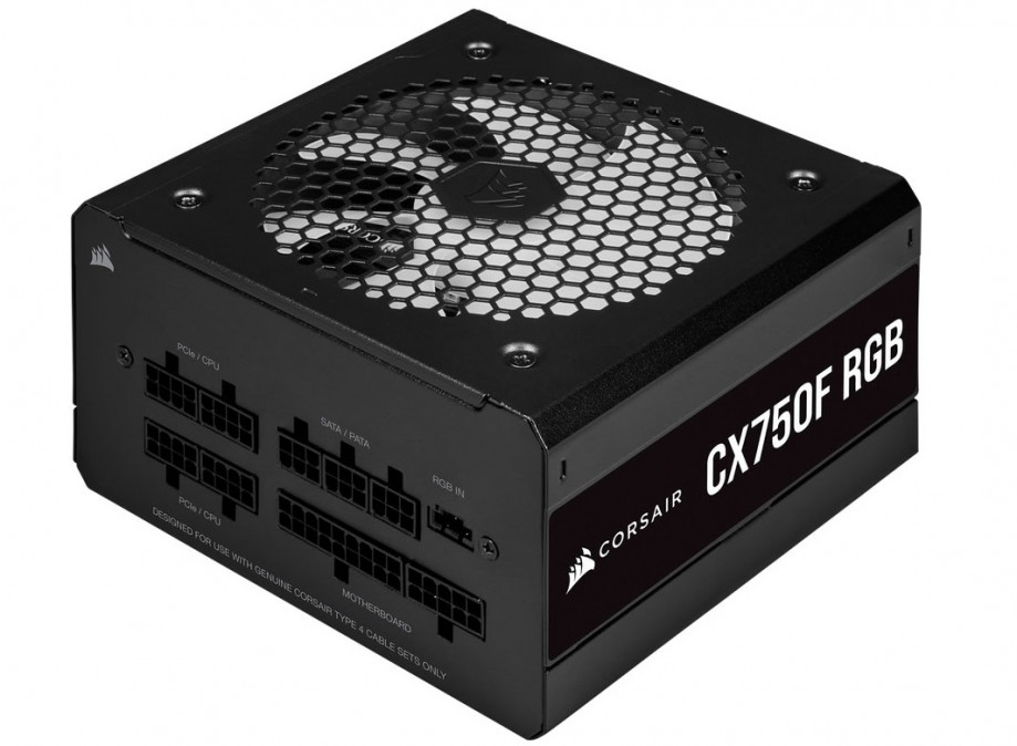 Corsair CX-F RGB CX750F 750W [Moduláris, 80+ Bronze] Fekete PC