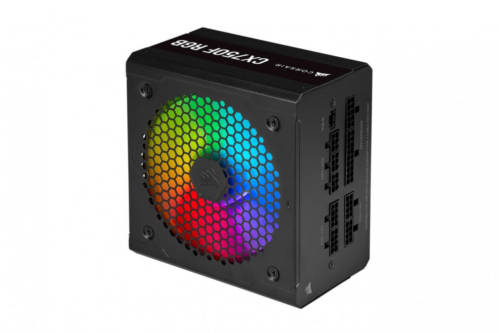 Corsair CX-F RGB CX750F 750W [Moduláris, 80+ Bronze] Fekete PC
