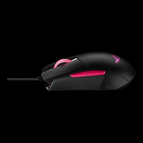 Asus ROG Strix Impact II Electro Punk Egér (90MP01U0-BMUA00) Fekete-Rózsaszín PC