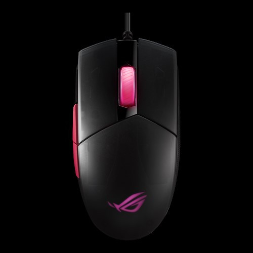 Asus ROG Strix Impact II Electro Punk Egér (90MP01U0-BMUA00) Fekete-Rózsaszín PC