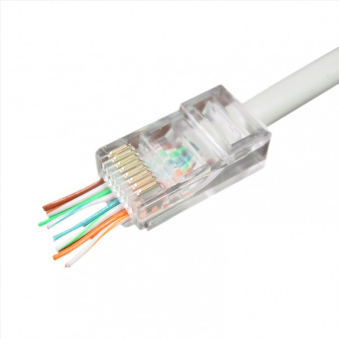 Gembird RJ45 CAT5e UTP csatlakozó dugó 8P8C 10db PC