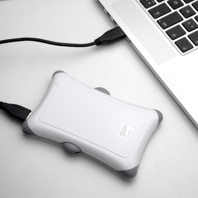 Silicon Power Armor A30 1TB Fehér [2.5"/USB3.0] PC