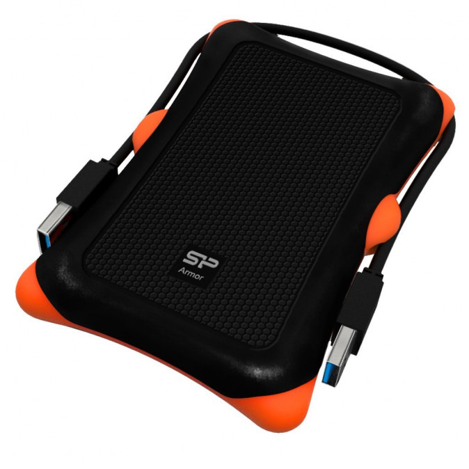 Silicon Power Armor A30 1TB Fekete [2.5"/USB3.0] PC