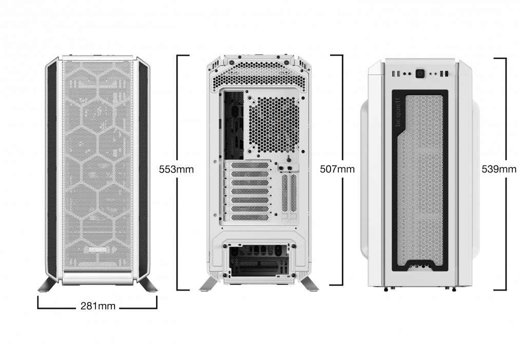 be quiet! Silent Base 802 White Midi Tower Fehér PC