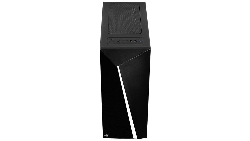 AeroCool Shard RGB (Plexi Ablakos) - Fekete PC
