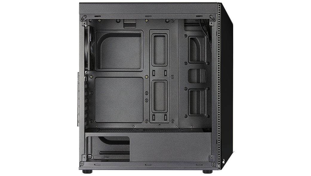 AeroCool Shard RGB (Plexi Ablakos) - Fekete PC