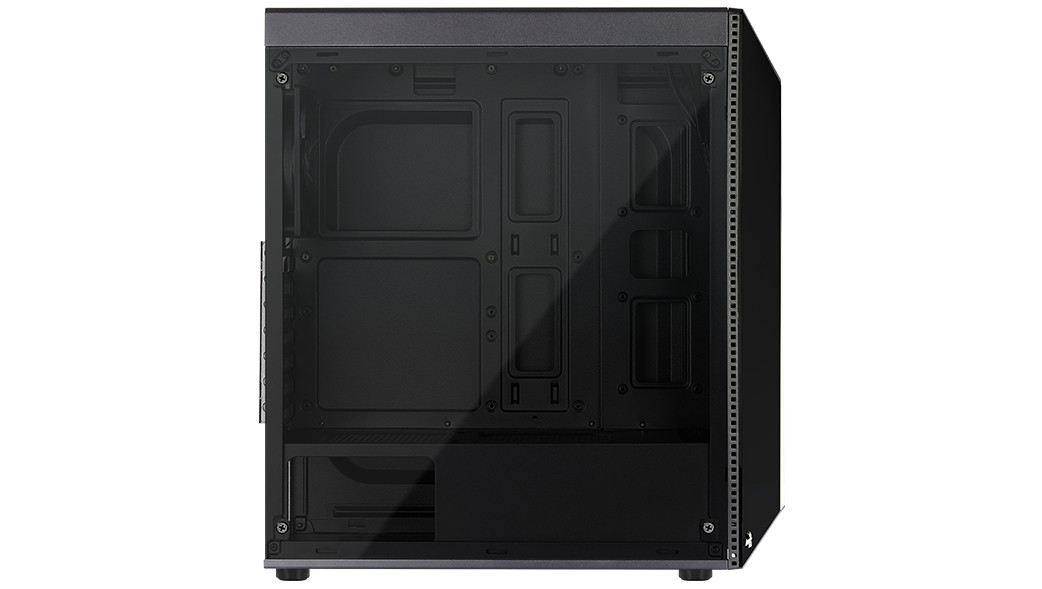 AeroCool Shard RGB (Plexi Ablakos) - Fekete PC