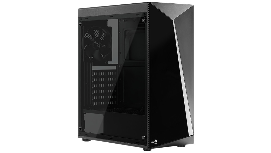 AeroCool Shard RGB (Plexi Ablakos) - Fekete PC