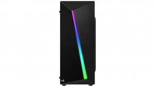 AeroCool Shard RGB (Plexi Ablakos) - Fekete PC