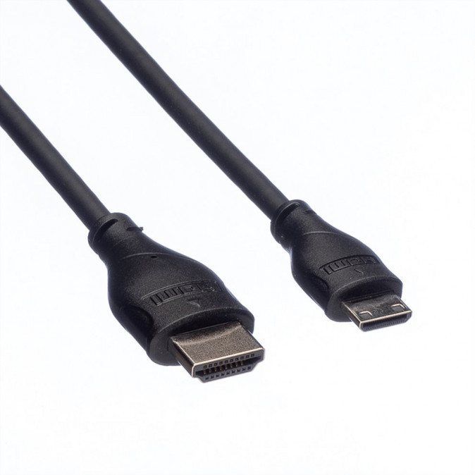 ROLINE kábel Monitor HDMI - mini HDMI Összekötő kábel 2m v1.4 PC