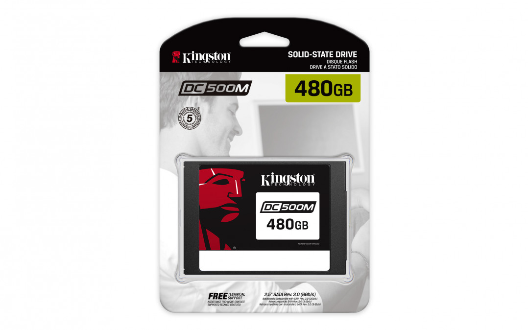 Kingston 480GB SATA3 2,5" (SEDC500M/480G) Data Center SSD PC
