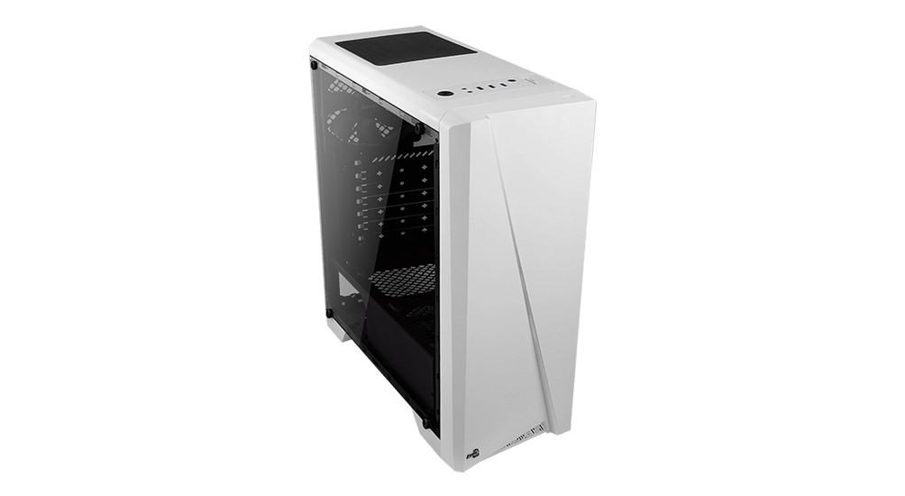 AeroCool Cylon RGB (Plexi Ablak) - Fehér PC