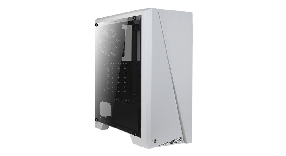 AeroCool Cylon RGB (Plexi Ablak) - Fehér PC