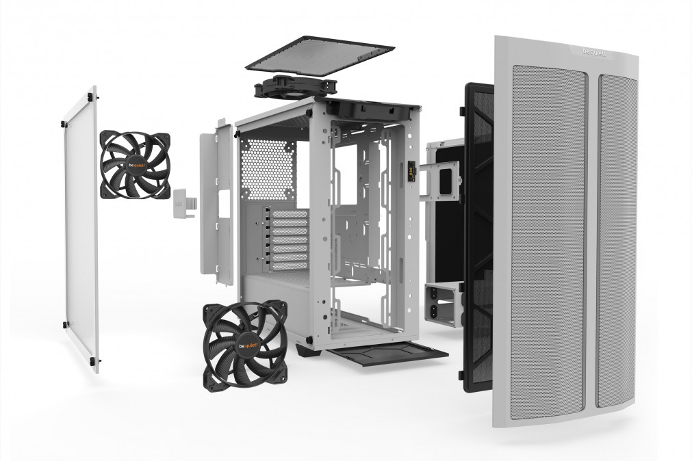 be quiet! Pure Base 500DX Asztali Fehér PC