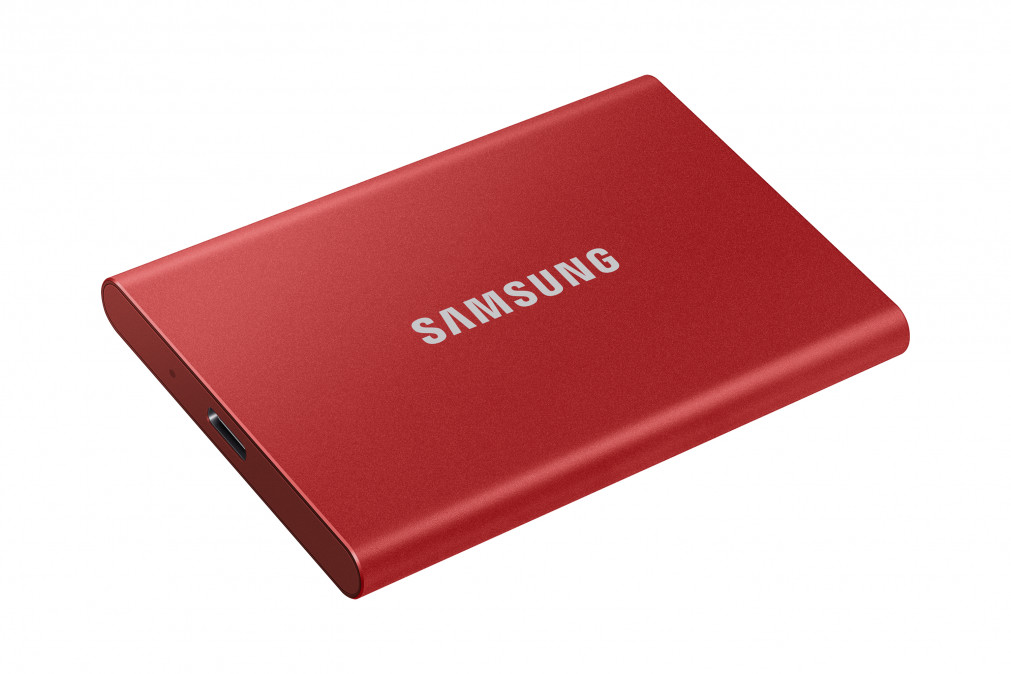 Samsung Portable SSD T7 500 GB Vörös PC