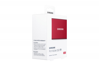 Samsung Portable SSD T7 500 GB Vörös PC