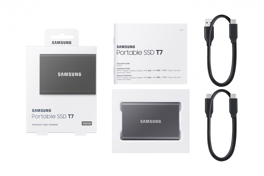 Samsung Portable SSD T7 500 GB Szürke PC