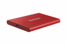 Samsung Portable SSD T7 2000 GB Vörös thumbnail
