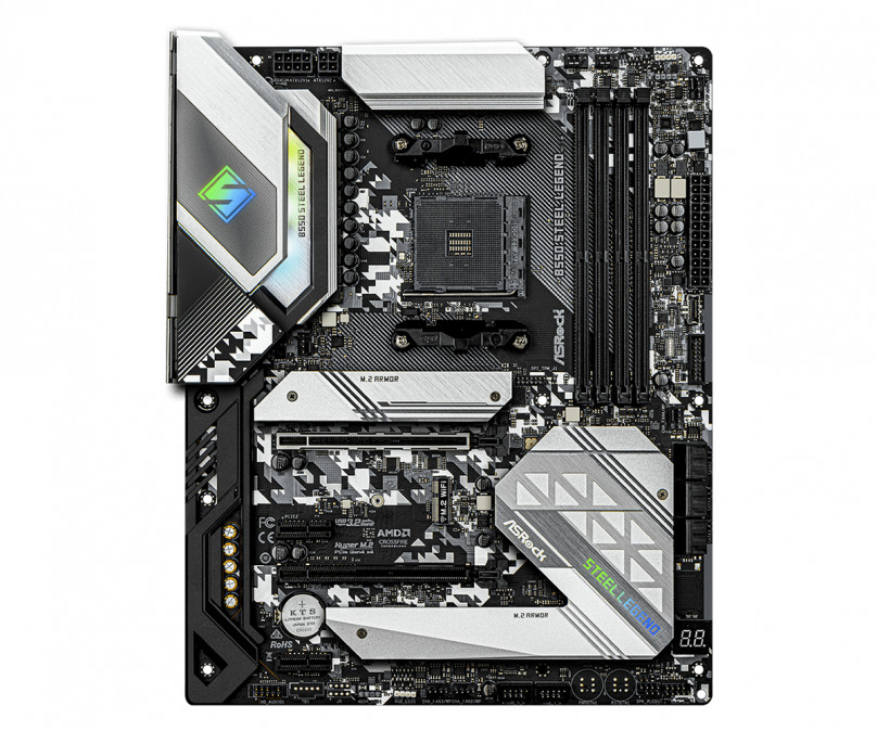 Asrock B550 Steel Legend AM4 foglalat ATX AMD B550 PC