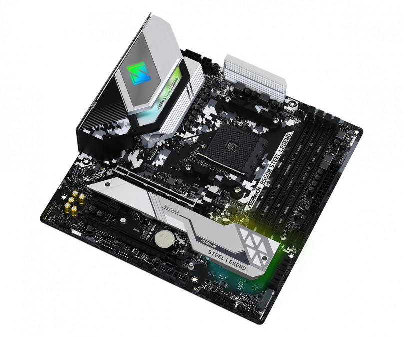 Asrock B550M Steel Legend AM4 foglalat Micro ATX AMD B550 PC