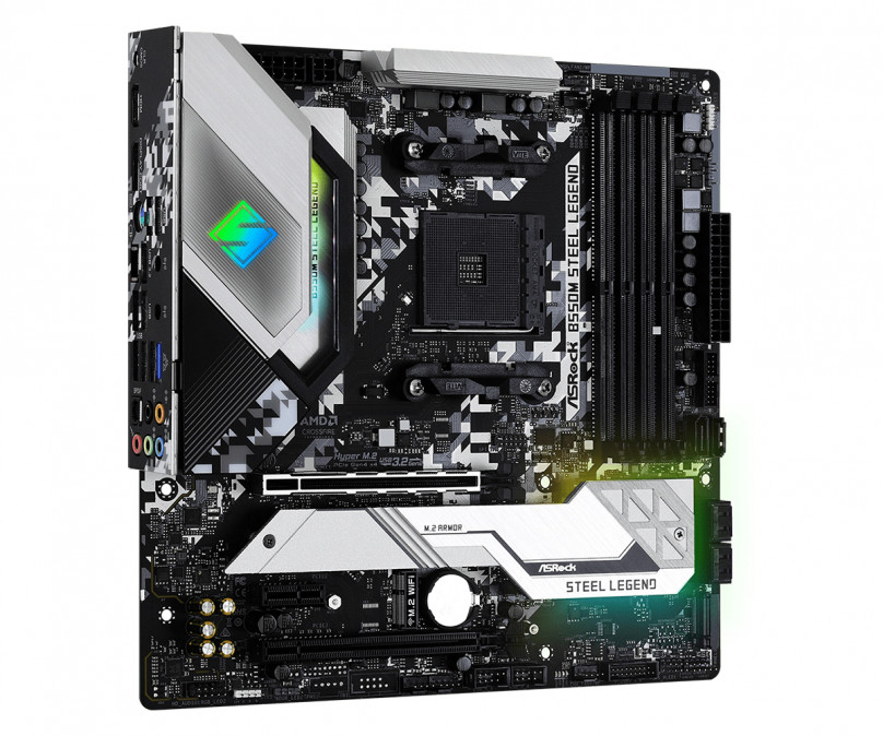 Asrock B550M Steel Legend AM4 foglalat Micro ATX AMD B550 PC