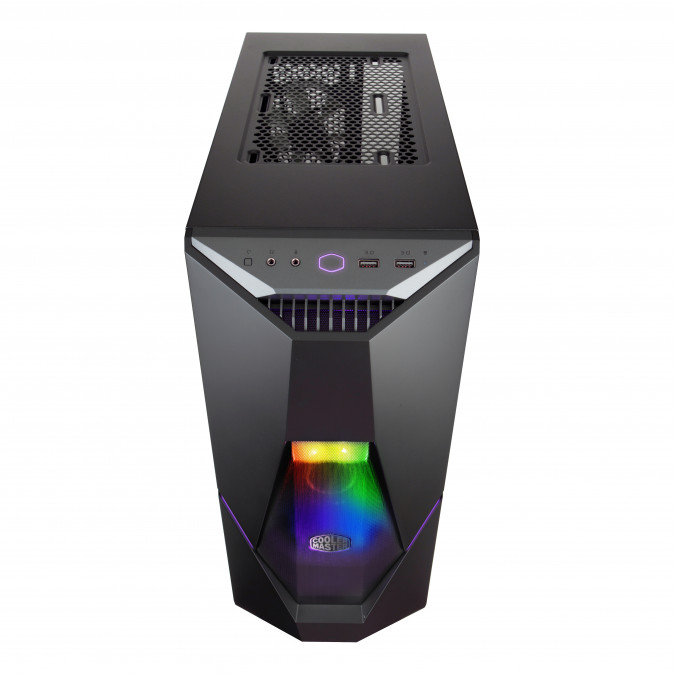 Cooler Master MasterBox K500 ARGB Midi Tower Fekete PC