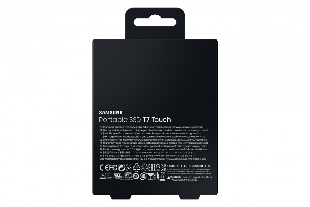 Samsung T7 Touch external Black , USB 3.2, 1TB PC