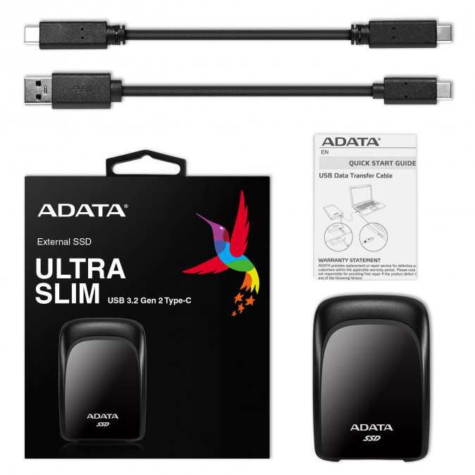 A-Data 960GB SC680 USB3.2 Black PC