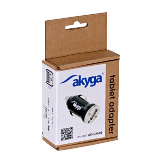 USB Akyga AK-CH-01 [12-24V/5V/1A/1USB] Mobil