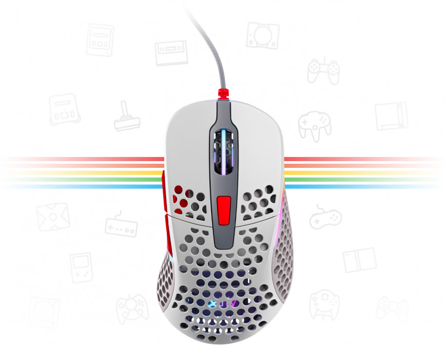 Xtrfy M4 RGB gaming egér - retro PC