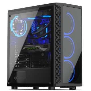 SilentiumPC Signum SG1X RGB (Ablakos) - Fekete PC