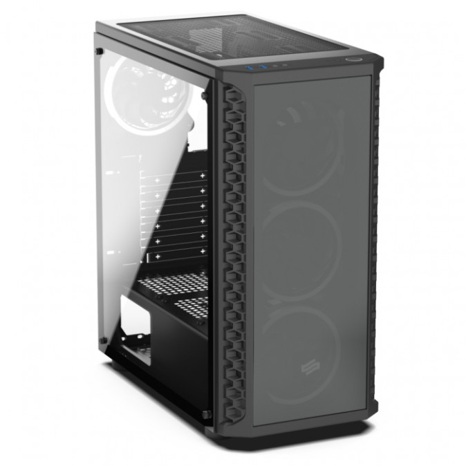 SilentiumPC Signum SG1X RGB (Ablakos) - Fekete PC