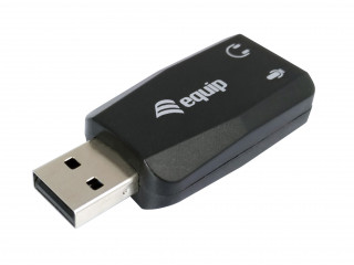 Equip-Life Kábel Átalakító - 245320 (USB bemenet - 3,5mm jack audio + mikrofon kimenet) PC