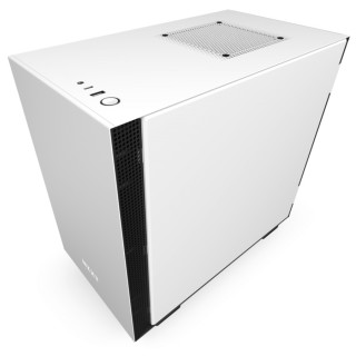 NZXT H210 Tempered Glass Matte White PC