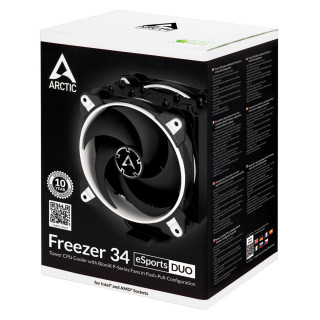 Arctic Freezer 34 eSports DUO (Universal) - Fekete/Fehér PC