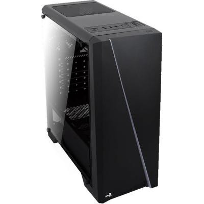 AeroCool Cylon Pro RGB (Edzett üveg) - Fekete PC