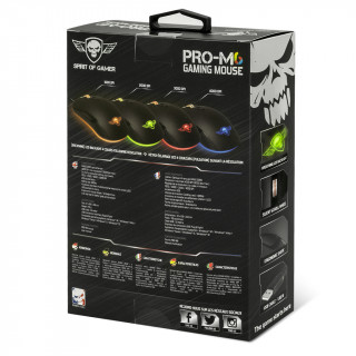 Spirit Of Gamer Pro M6 Egér - Fekete PC