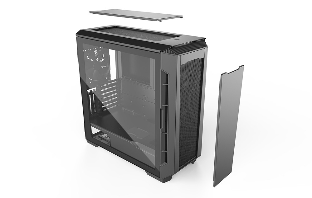 Phanteks Eclipse P600S (Edzett üveg) [Hangszigetelt] - Fekete PC