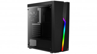 AeroCool Bolt RGB (Plexi Ablak) - Fekete PC