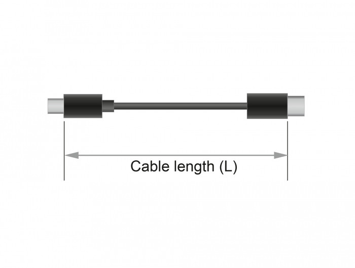 Delock DisplayPort 1.4 M/M video jelkábel 1m fekete PC