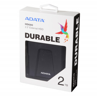 ADATA HD680 2TB Ütésálló [2.5"/USB3.1] - Fekete PC